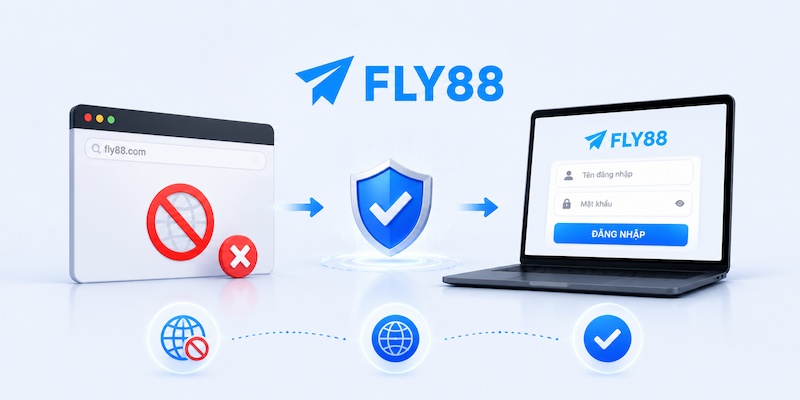 Cách Đăng Nhập FLY88 Khi Website Bị Chặn